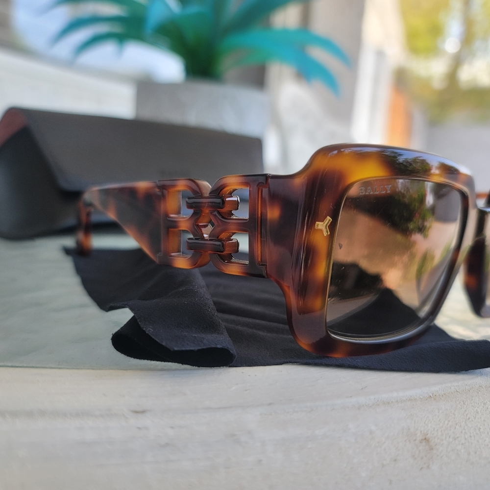Bally Tortoise Sunglasses - Picture 5 of 12